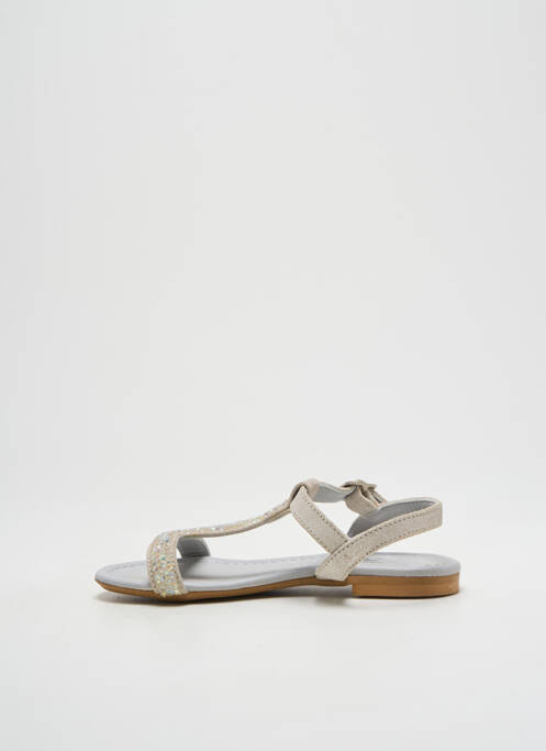 Sandale/Pantofi decupați argintiu REQINS fată