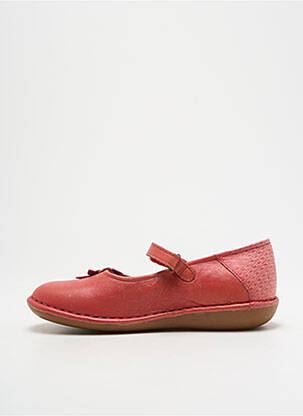 Balerine material neted vârf rotund roșu KICKERS fată