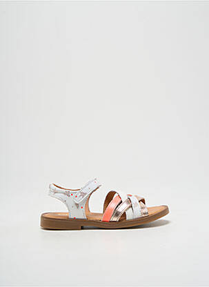 Sandale/Pantofi decupați alb GBB fată