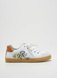 Adidași material neted vârf rotund alb GBB garcon