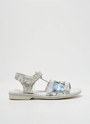 Sandale/Pantofi decupați argintiu GBB fată