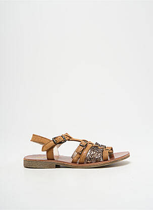 Sandale/Pantofi decupați maro GBB fată