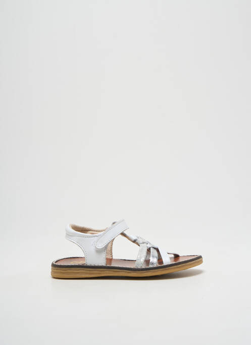 Sandale/Pantofi decupați alb GBB fată