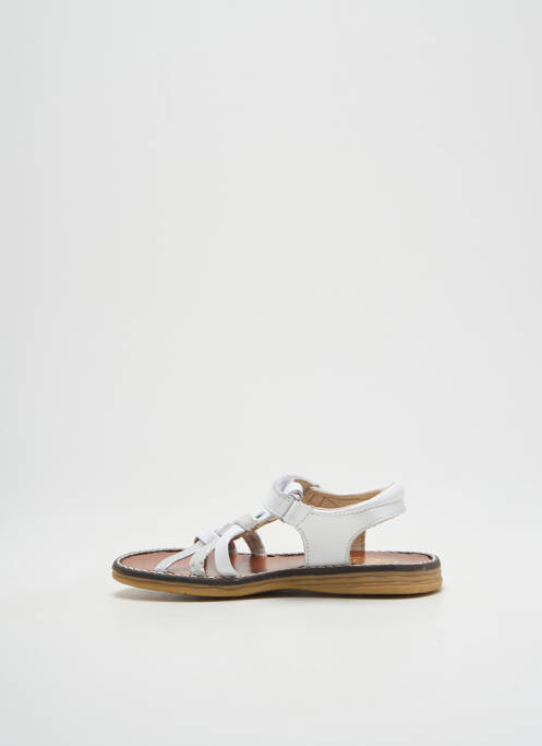 Sandale/Pantofi decupați alb GBB fată