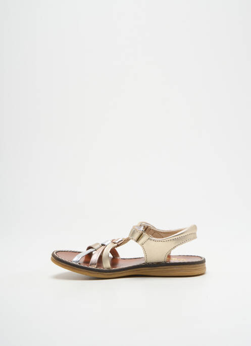 Sandale/Pantofi decupați auriu GBB fată