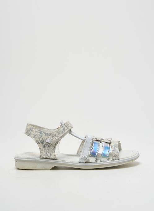 Sandale/Pantofi decupați argintiu GBB fată