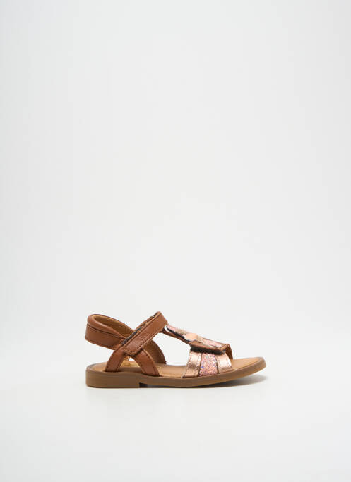 Sandale/Pantofi decupați maro GBB fată