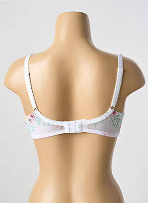 Sutien broderie sutien cupe întregi cu decolteu înalt alb FREYA femeie