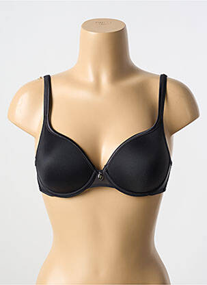 Sutien efect material satinat top sutien modelat negru TRIUMPH femeie