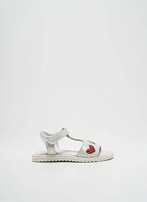 Sandale/Pantofi decupați argintiu BELLAMY fată