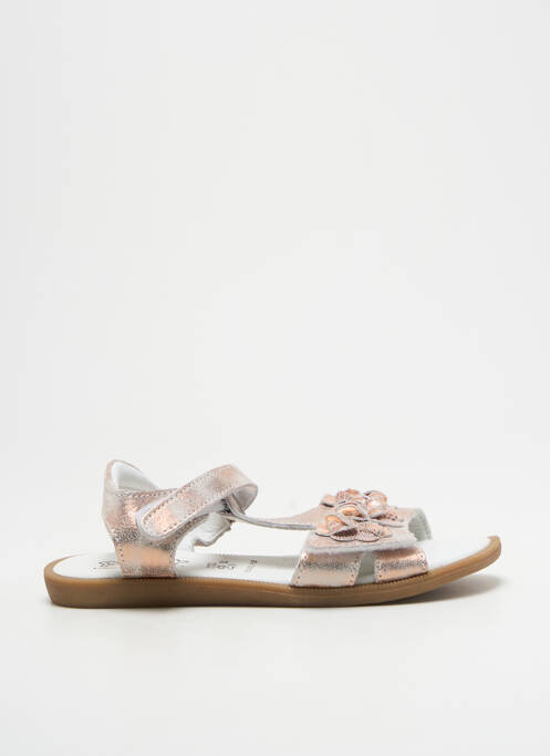 Sandale/Pantofi decupați roz BELLAMY fată