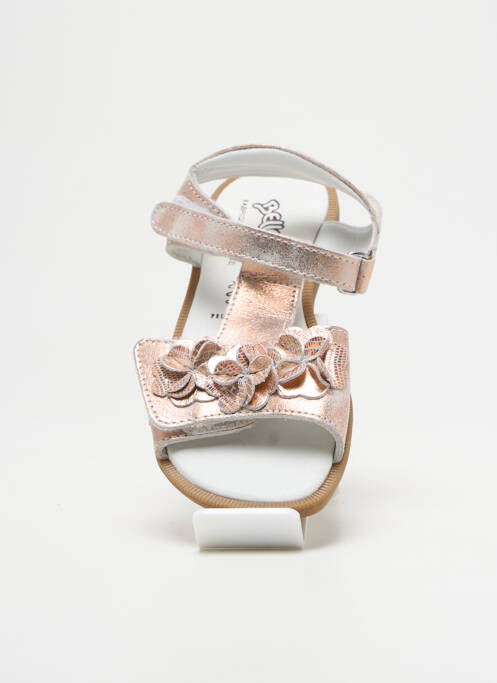 Sandale/Pantofi decupați roz BELLAMY fată