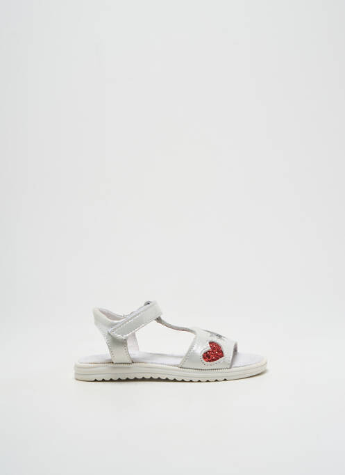 Sandale/Pantofi decupați argintiu BELLAMY fată