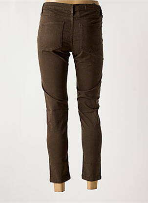 Pantalon 7/8 elasticitate mărime normală maro DENIM STUDIO femeie