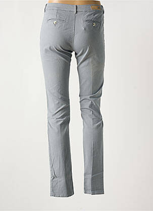 Pantalon chino țesătură poplin mărime normală gri DENIM STUDIO femeie
