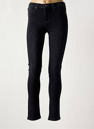 Blugi cu croială slim elasticitate mărime normală negru DENIM STUDIO femeie