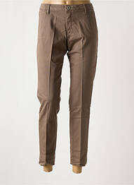 Pantalon 7/8 elasticitate mărime normală maro DENIM STUDIO femeie