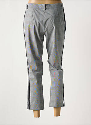 Pantalon 7/8 țesătură poplin mărime normală gri DENIM STUDIO femeie