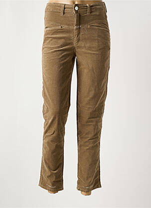 Pantalon 7/8 elasticitate mărime normală maro CLOSED femeie