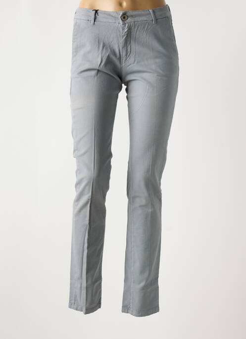 Pantalon chino gri DENIM STUDIO femeie