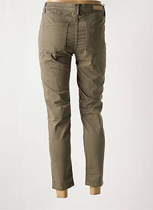 Pantalon 7/8 elasticitate mărime normală verde DENIM STUDIO femeie