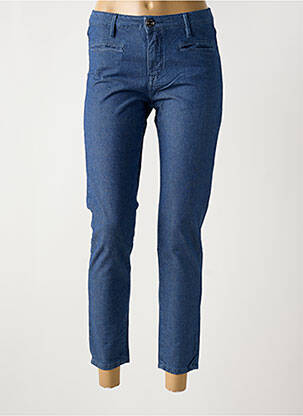 Pantalon 7/8 elasticitate mărime normală albastru DENIM STUDIO femeie