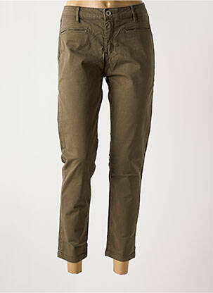 Pantalon 7/8 elasticitate mărime normală verde DENIM STUDIO femeie