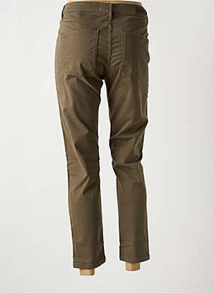 Pantalon 7/8 elasticitate mărime normală verde DENIM STUDIO femeie
