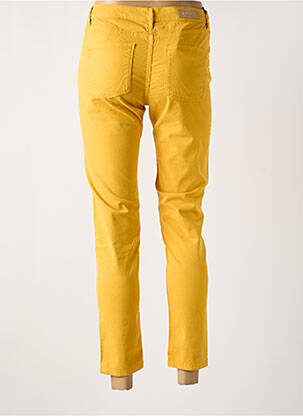 Pantalon 7/8 elasticitate mărime normală galben DENIM STUDIO femeie