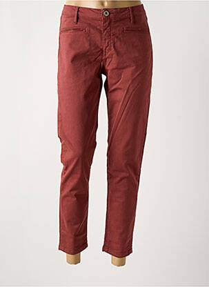 Pantalon 7/8 elasticitate mărime normală roșu DENIM STUDIO femeie