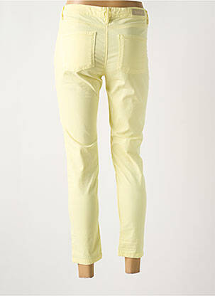 Pantalon 7/8 elasticitate mărime normală galben DENIM STUDIO femeie