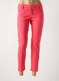 Pantalon 7/8 elasticitate mărime normală roz DENIM STUDIO femme