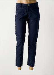 Pantalon 7/8 elasticitate mărime normală albastru DENIM STUDIO femme