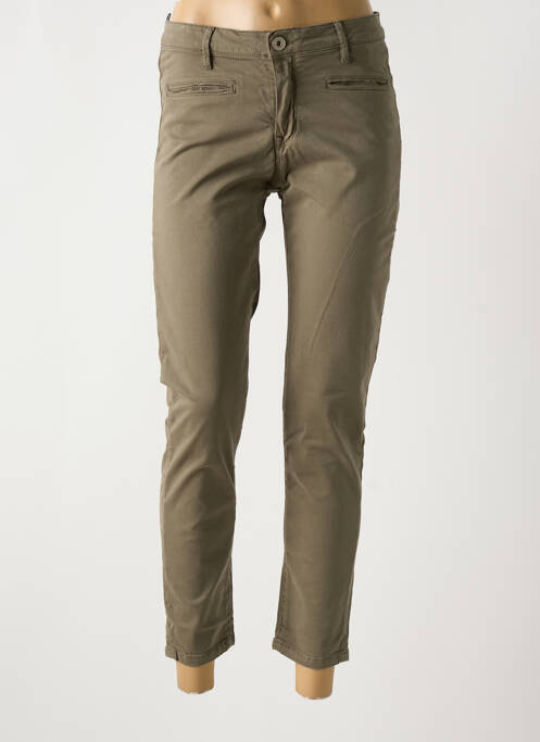 Pantalon 7/8 verde DENIM STUDIO femeie