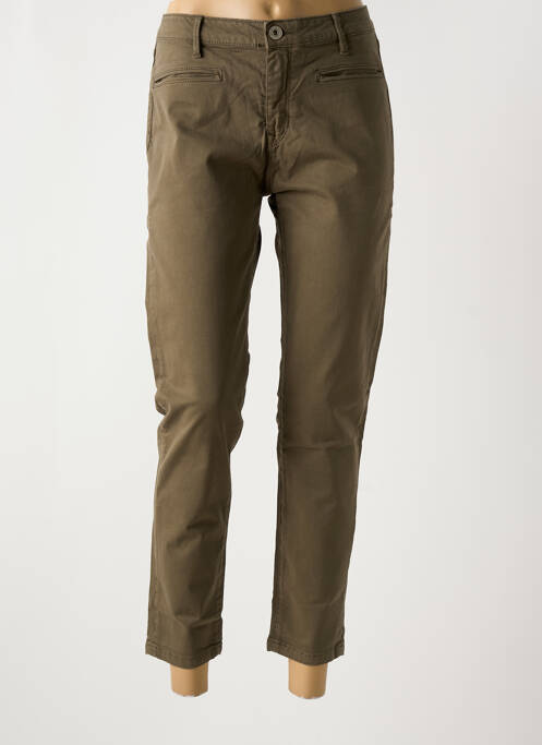 Pantalon 7/8 verde DENIM STUDIO femeie