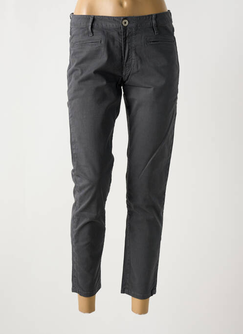 Pantalon 7/8 gri DENIM STUDIO femeie