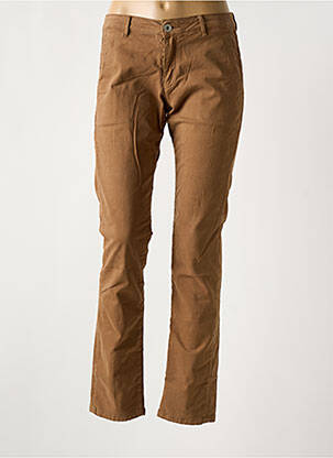 Pantalon chino maro DENIM STUDIO femeie