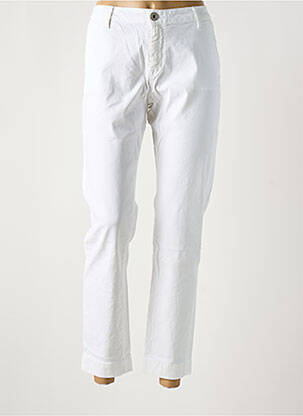 Pantalon slim buzunare alb DENIM STUDIO femeie