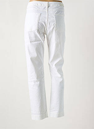 Pantalon slim buzunare alb DENIM STUDIO femeie