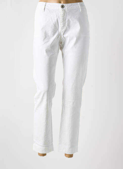 Pantalon slim alb DENIM STUDIO femeie
