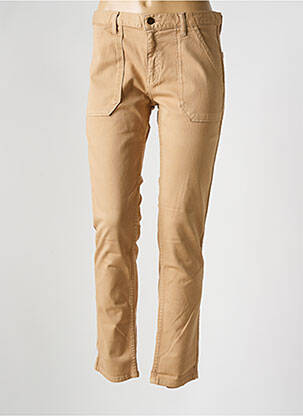 Blugi cu croială slim bej BA&SH femeie