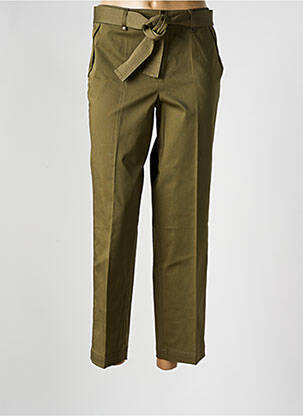 Pantalon 7/8 talie înaltă talie înaltă verde BA&SH femeie