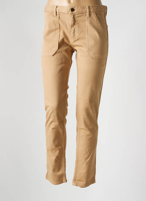 Blugi cu croială slim bej BA&SH femeie