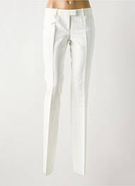 Pantalon slim buzunare talie înaltă alb BARBARA BUI femme
