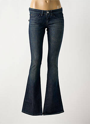 Blugi cu croială evazată albastru BARBARA BUI femeie