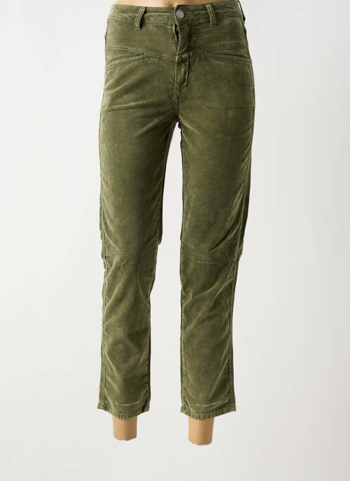 Pantalon 7/8 verde CLOSED femeie