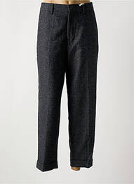 Pantalon chino țesătură melanj talie înaltă negru CLOSED bărbat