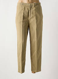 Pantalon 7/8 talie înaltă talie înaltă verde CLOSED femme