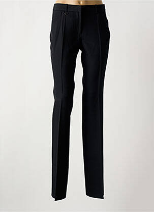 Pantalon drept țesătură crep talie înaltă negru BARBARA BUI femeie