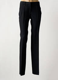 Pantalon drept talie cu cleme talie înaltă negru BARBARA BUI femeie
